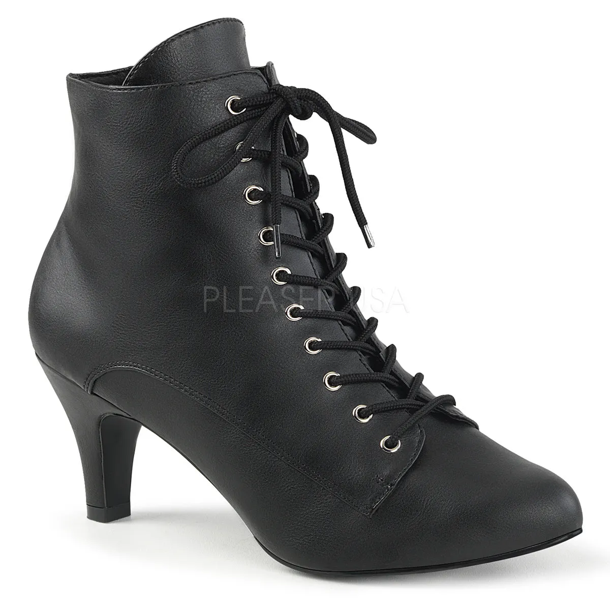 DIVINE-1020  Black Faux Leather