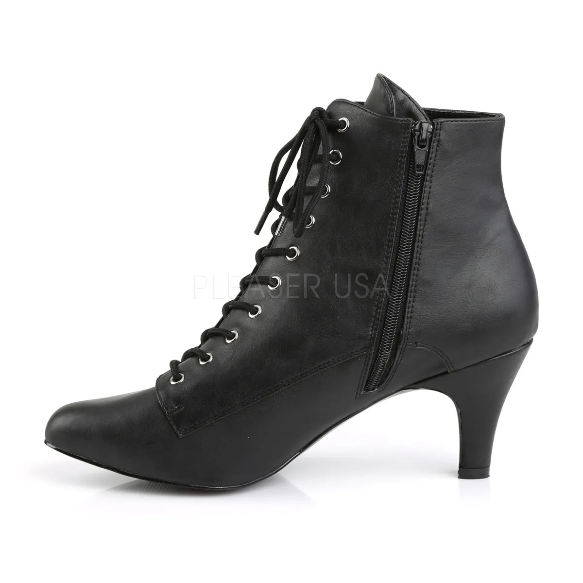 DIVINE-1020  Black Faux Leather