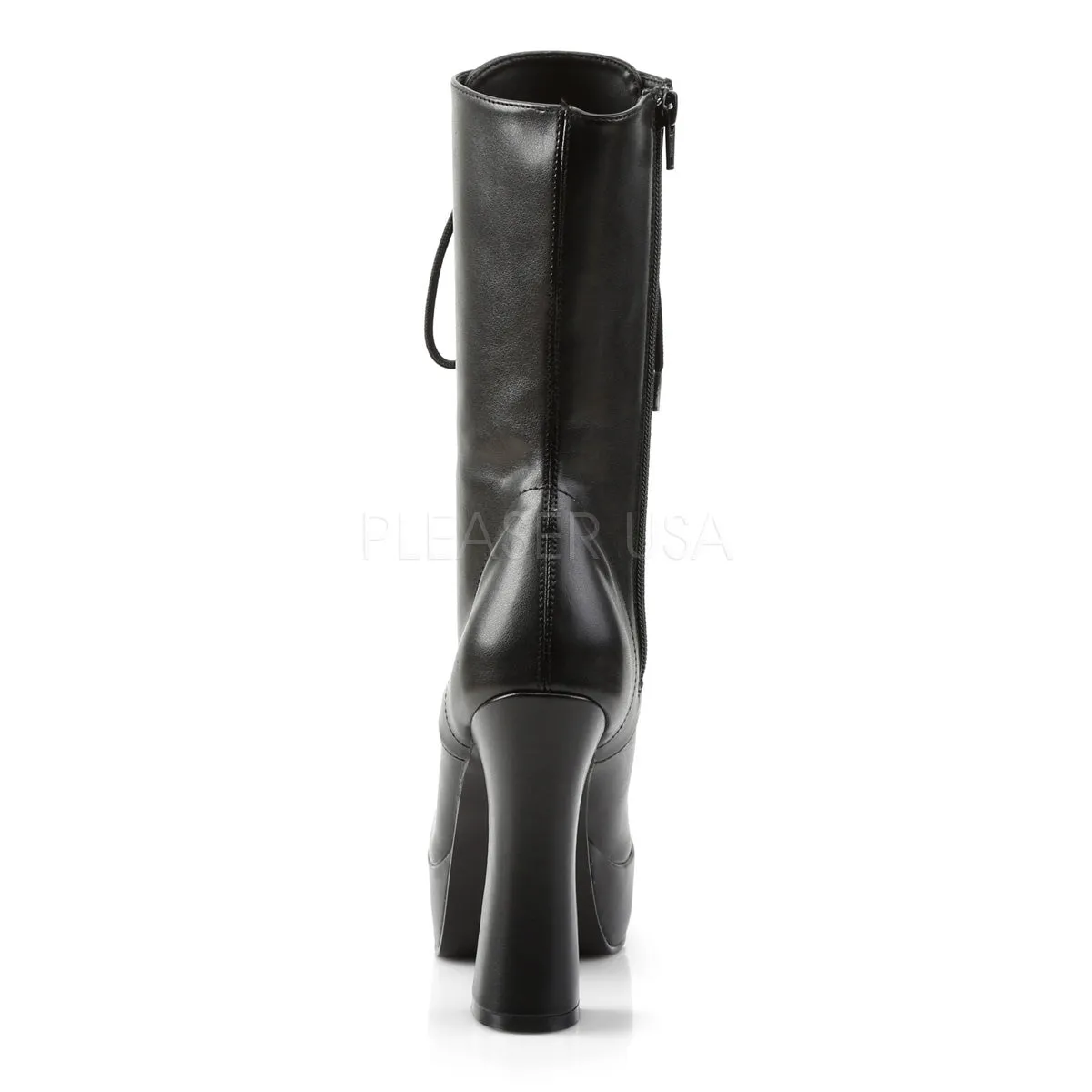 ELECTRA-1020  Black Faux Leather/Black Matte