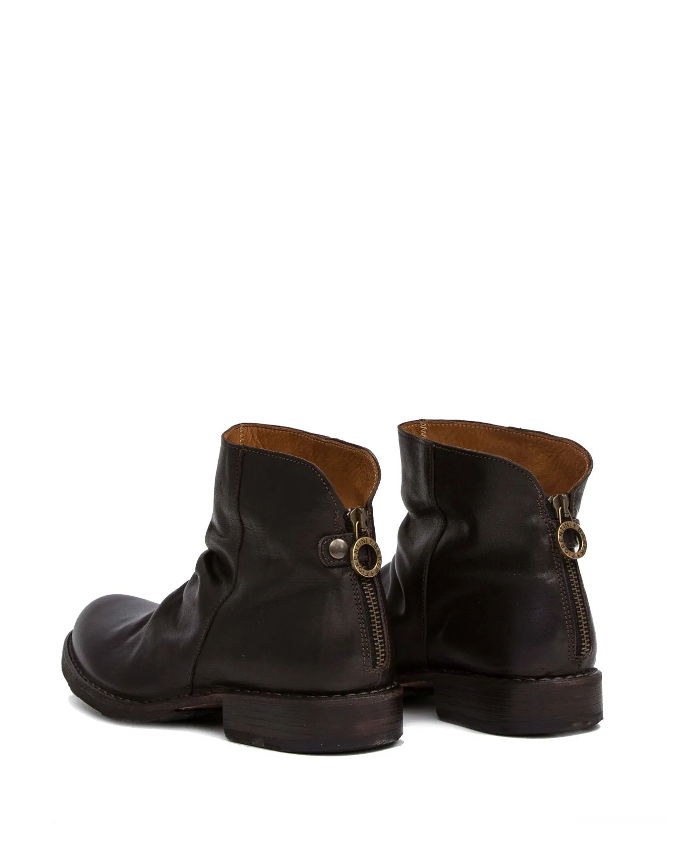 ELINA Brown Leather Boots