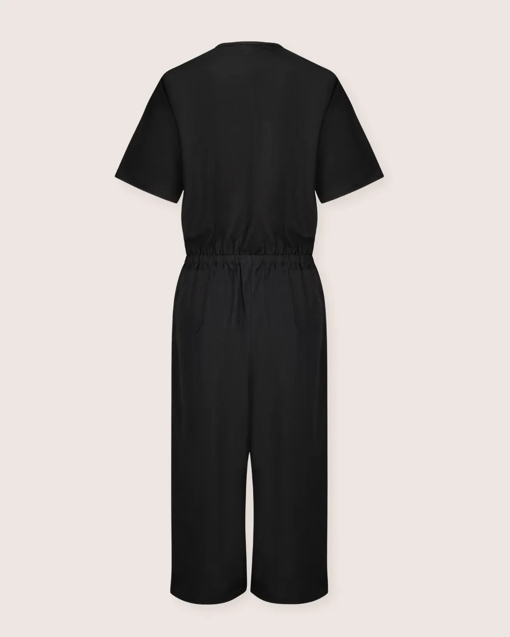 Ethel Twill Black Jumpsuit