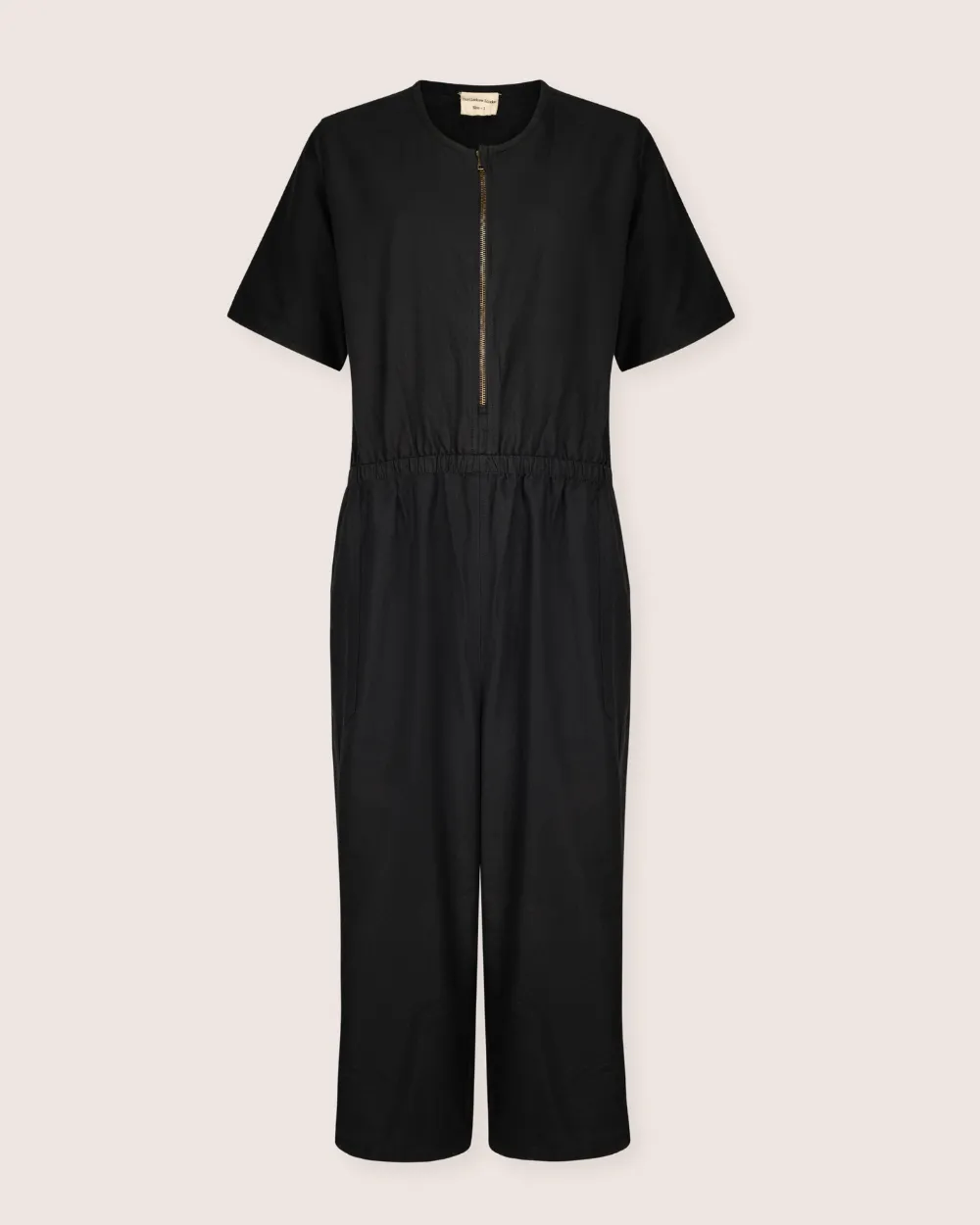 Ethel Twill Black Jumpsuit