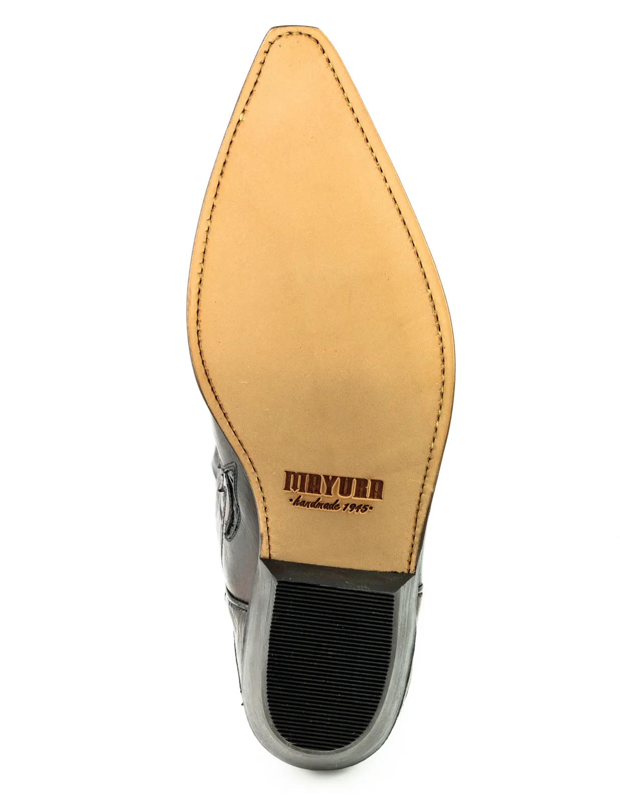 Exotic Handmade Brown and Black Leather 1935-C Texan Cowboy Boots for Women and Men