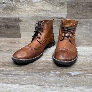 Florsheim  Brown Leather Wingtip Ankle Boots Men's Size (see pics)