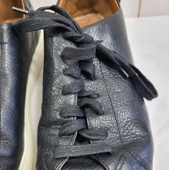 Frye Men's Astor Leather Lace Up Low Top Casual Business Sneakers Black Size 13D