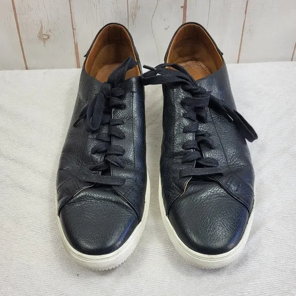 Frye Men's Astor Leather Lace Up Low Top Casual Business Sneakers Black Size 13D