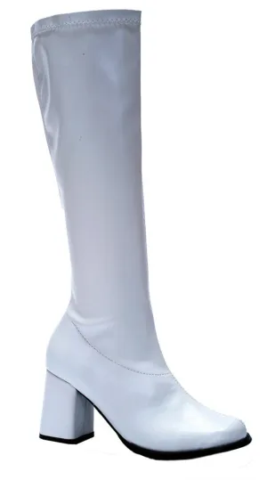 Go Go Boot White Size 5  Costume Accessories