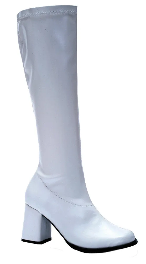 Go Go Boot White Size 5  Costume Accessories