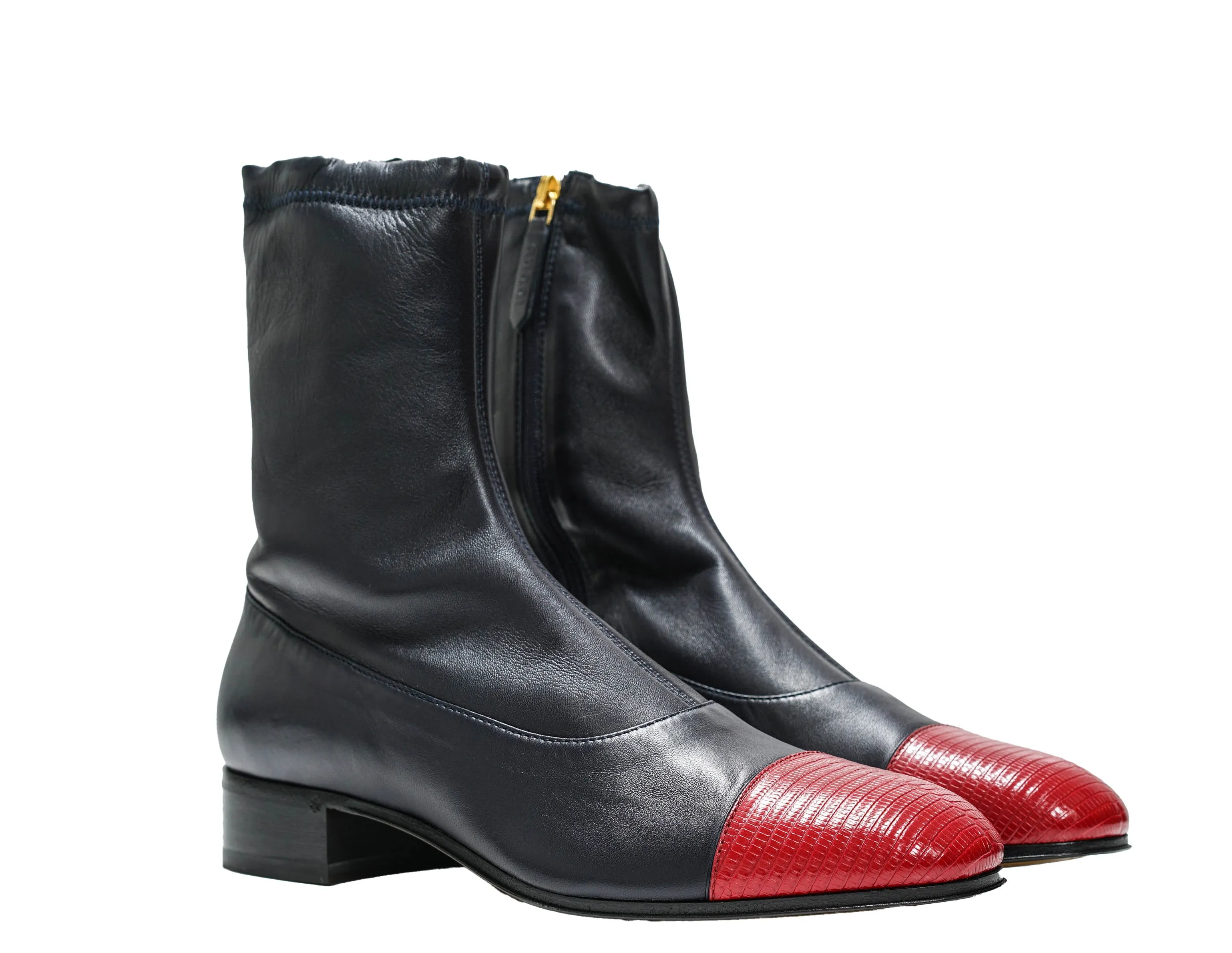 Gucci Men's Navy & Red Boots 725805 - 55% OFF  $1,050