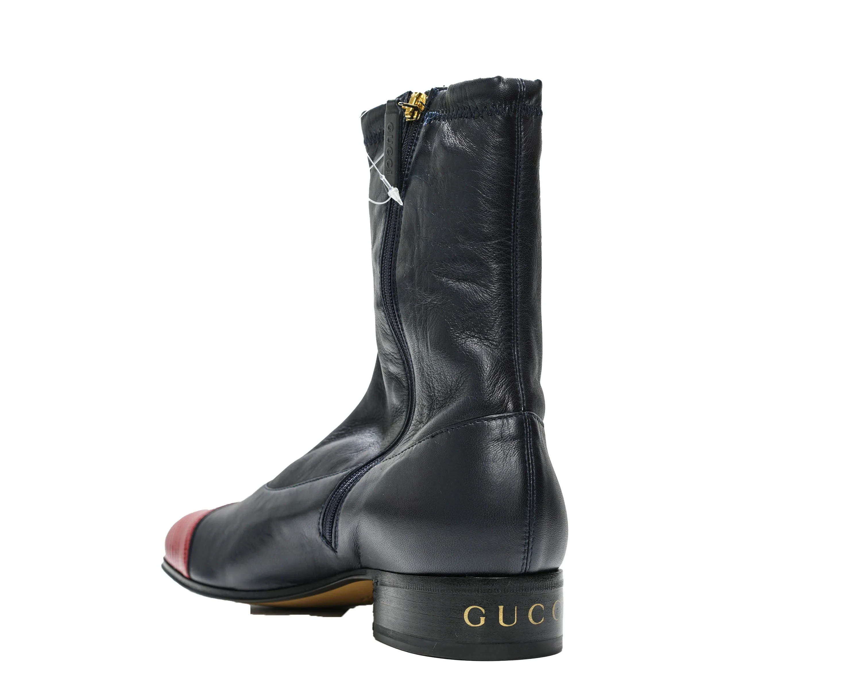 Gucci Men's Navy & Red Boots 725805 - 55% OFF  $1,050