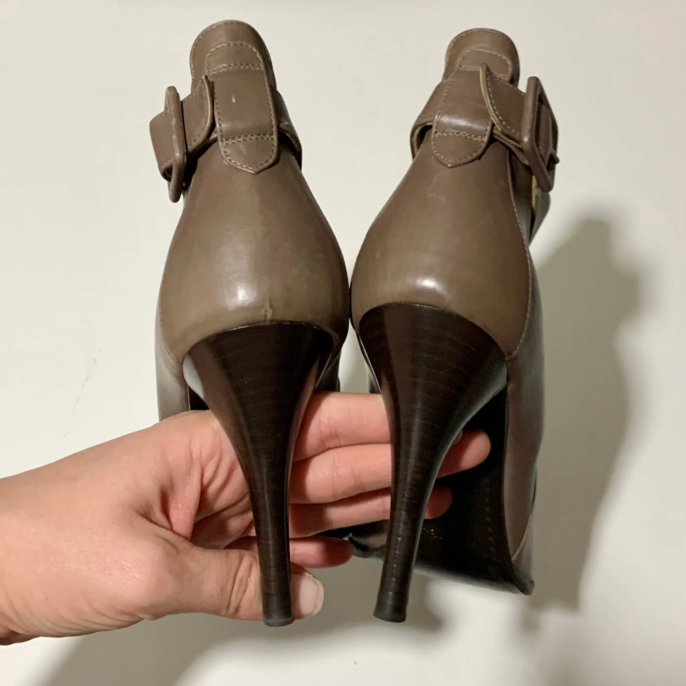 Hermes size 38 (US 7.5/8) Calfskin Buckle Ankle Boots