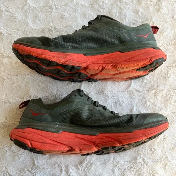 Hoka One One Sneakers Running Shoes Mens 13 Green Challenger ATR 6 Thyme Fiesta