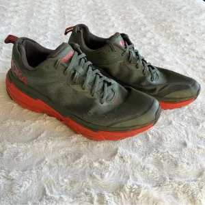 Hoka One One Sneakers Running Shoes Mens 13 Green Challenger ATR 6 Thyme Fiesta