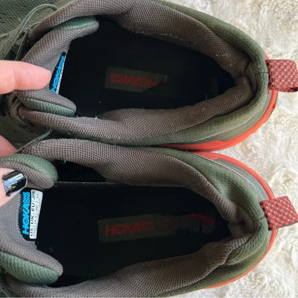Hoka One One Sneakers Running Shoes Mens 13 Green Challenger ATR 6 Thyme Fiesta