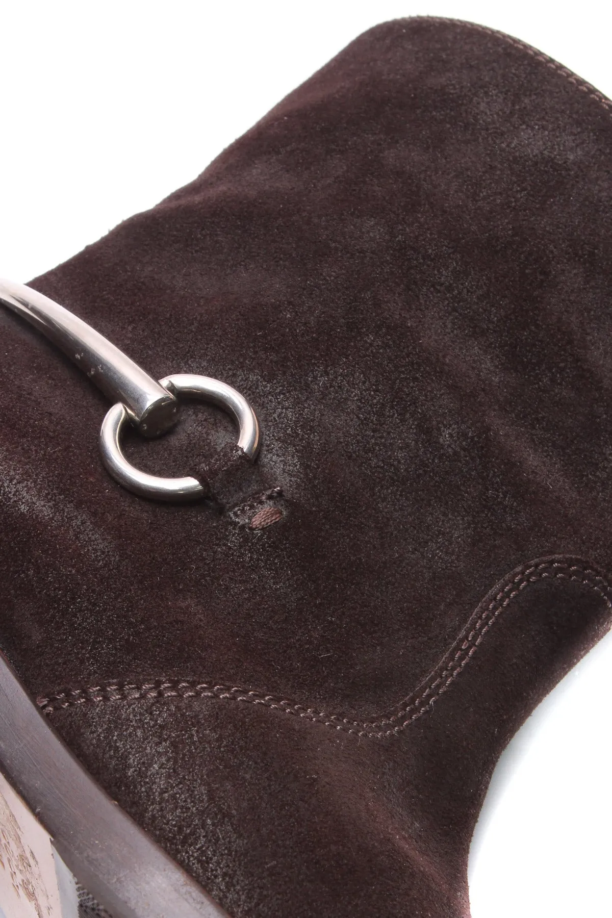 Horsebit Ankle Boots - Size 36