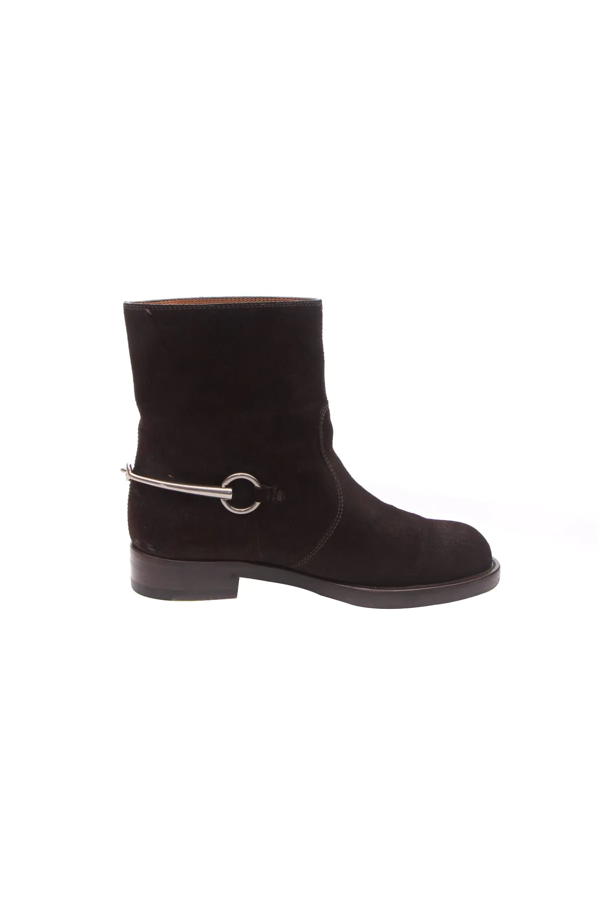 Horsebit Ankle Boots - Size 36