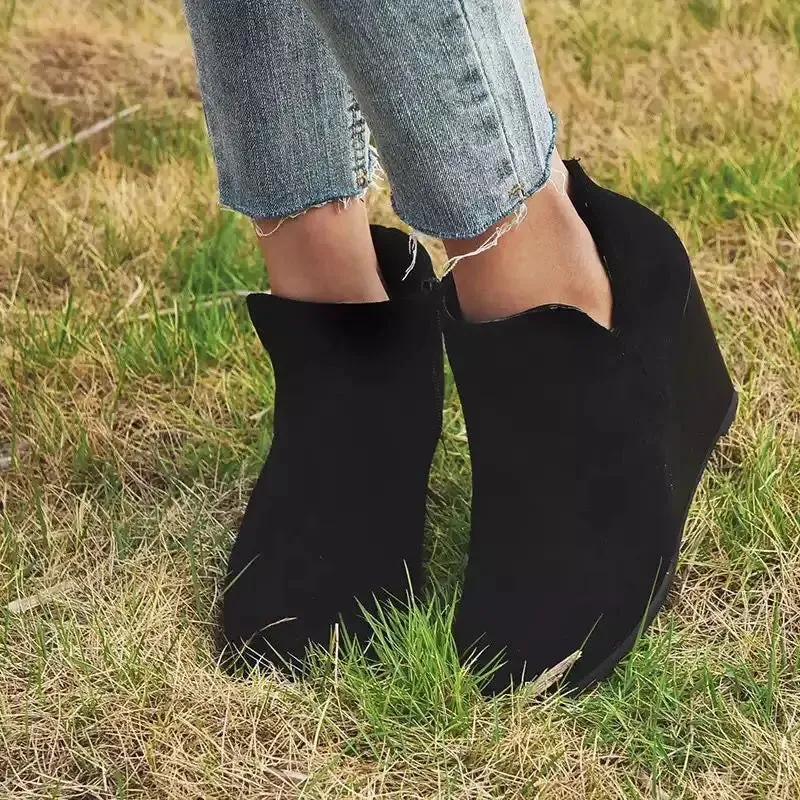 'Ilythia' Suede Ankle Boots