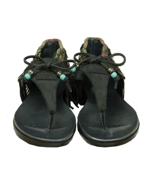 INDIE BOHO SANDALS - BLACK