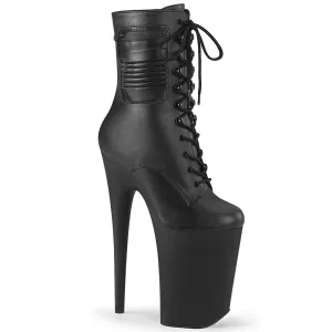 INFINITY-1020PK  Black Faux Leather/Black Matte