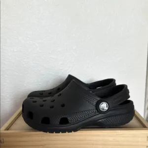 Kids Black Crocs Clogs