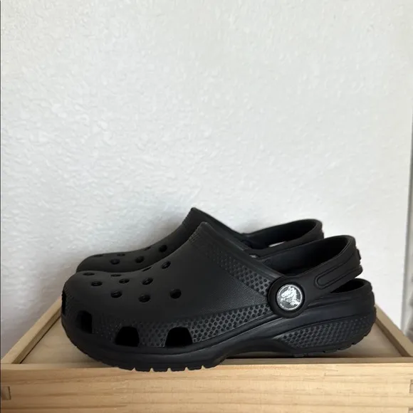 Kids Black Crocs Clogs