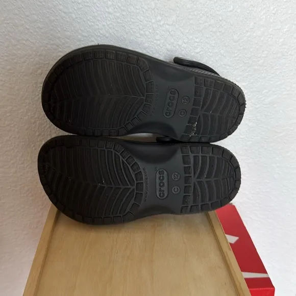 Kids Black Crocs Clogs