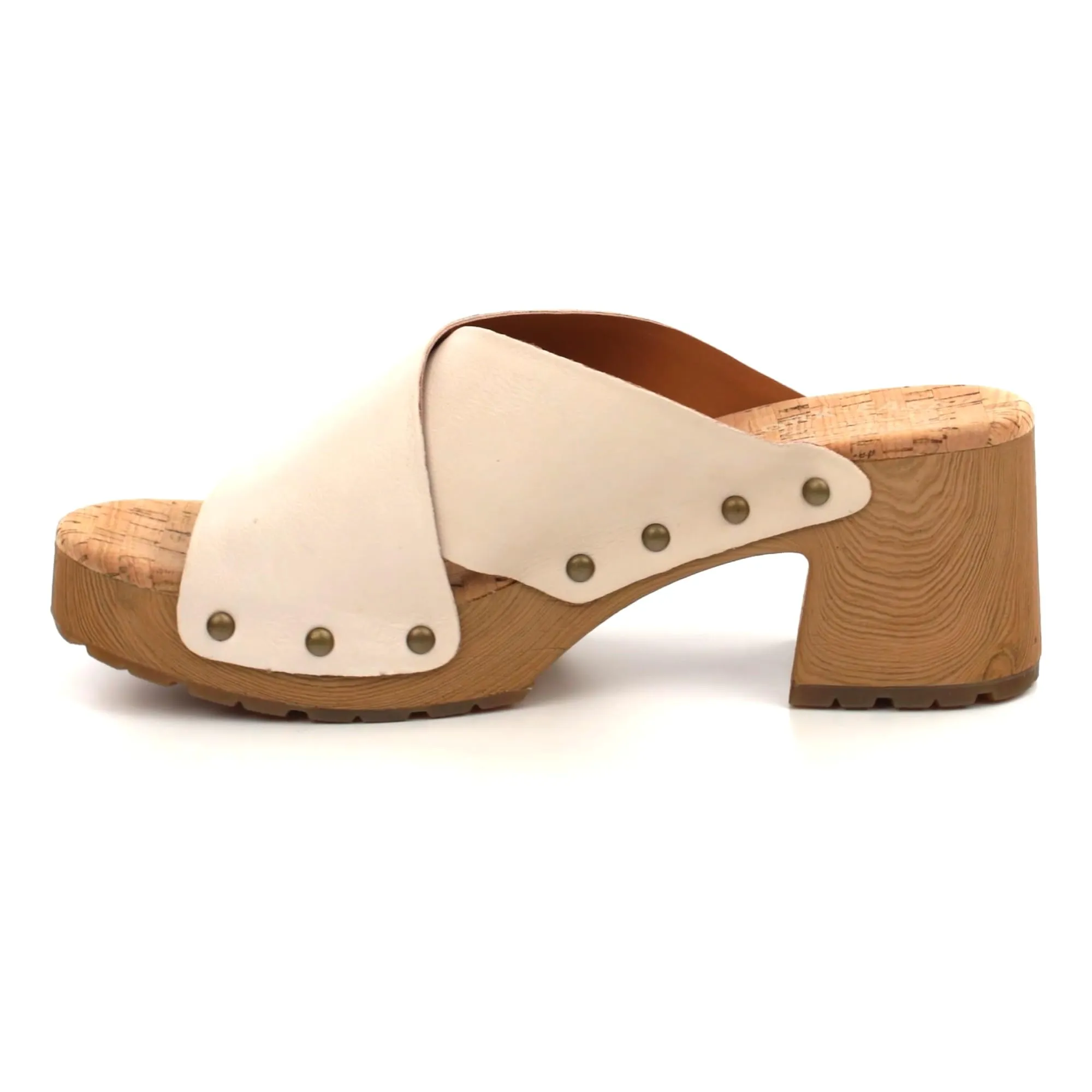 KORK-EASE Tatum Women's Heeled Sandal, Winter White, 10M US
