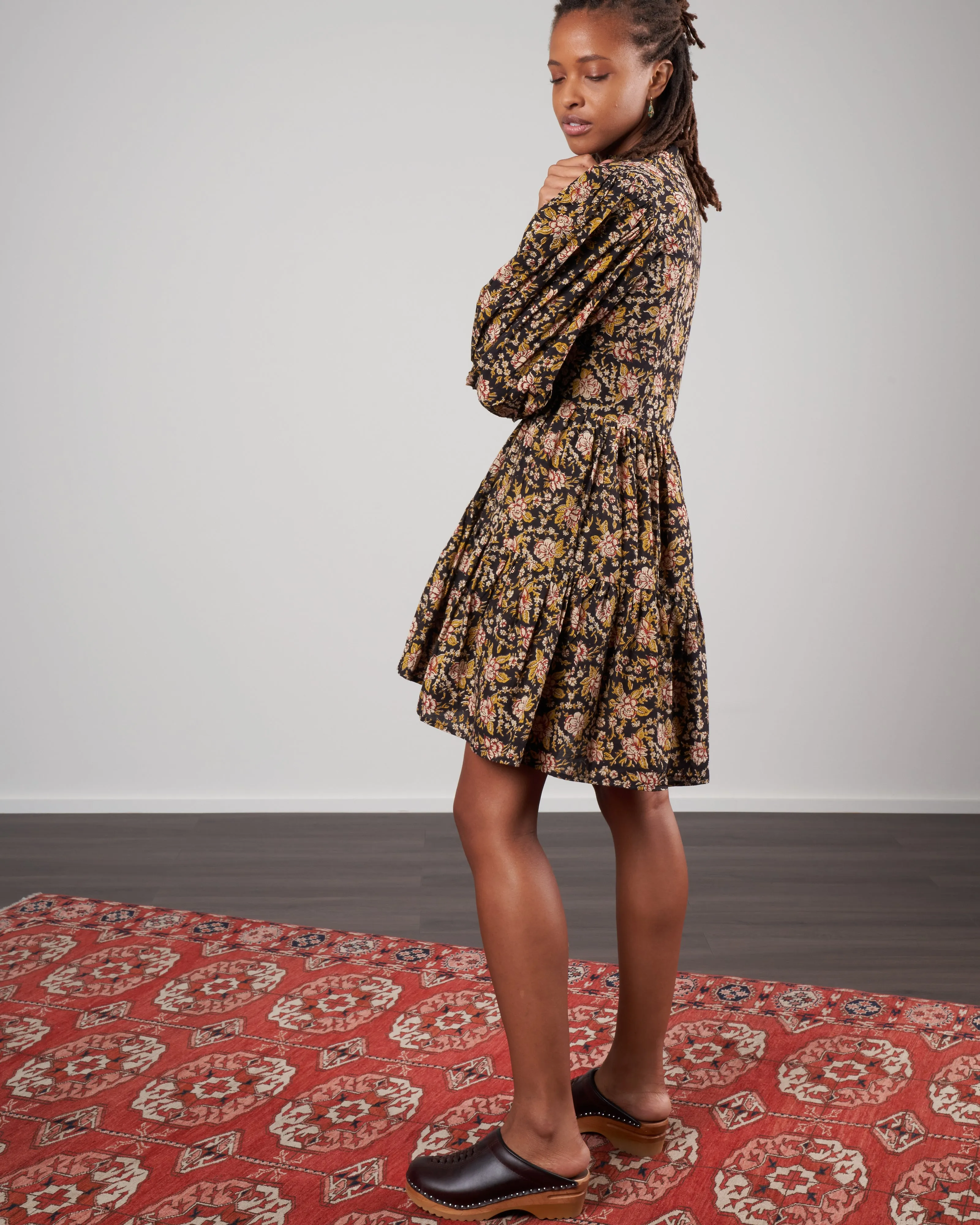 lola dress - rose floral