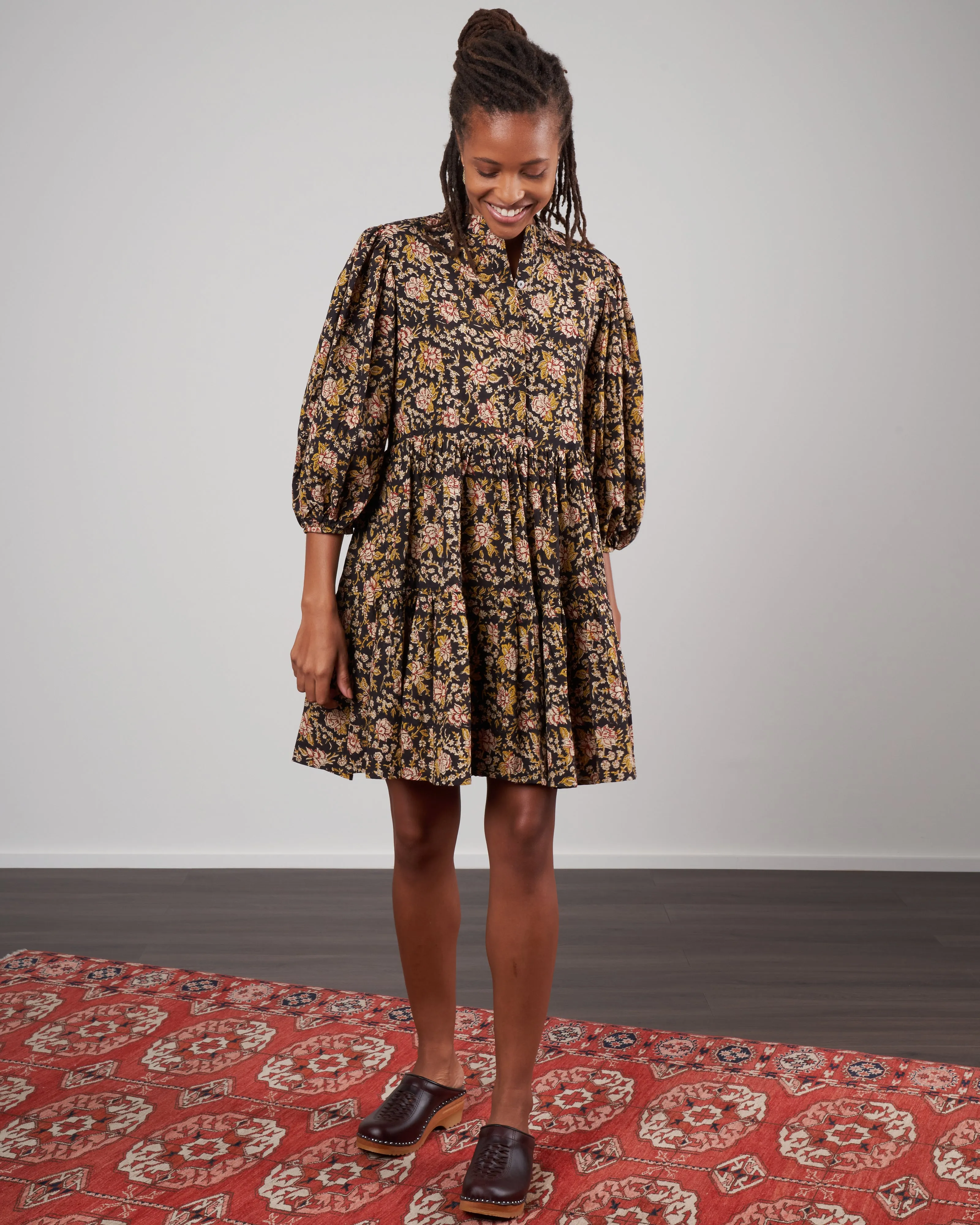 lola dress - rose floral