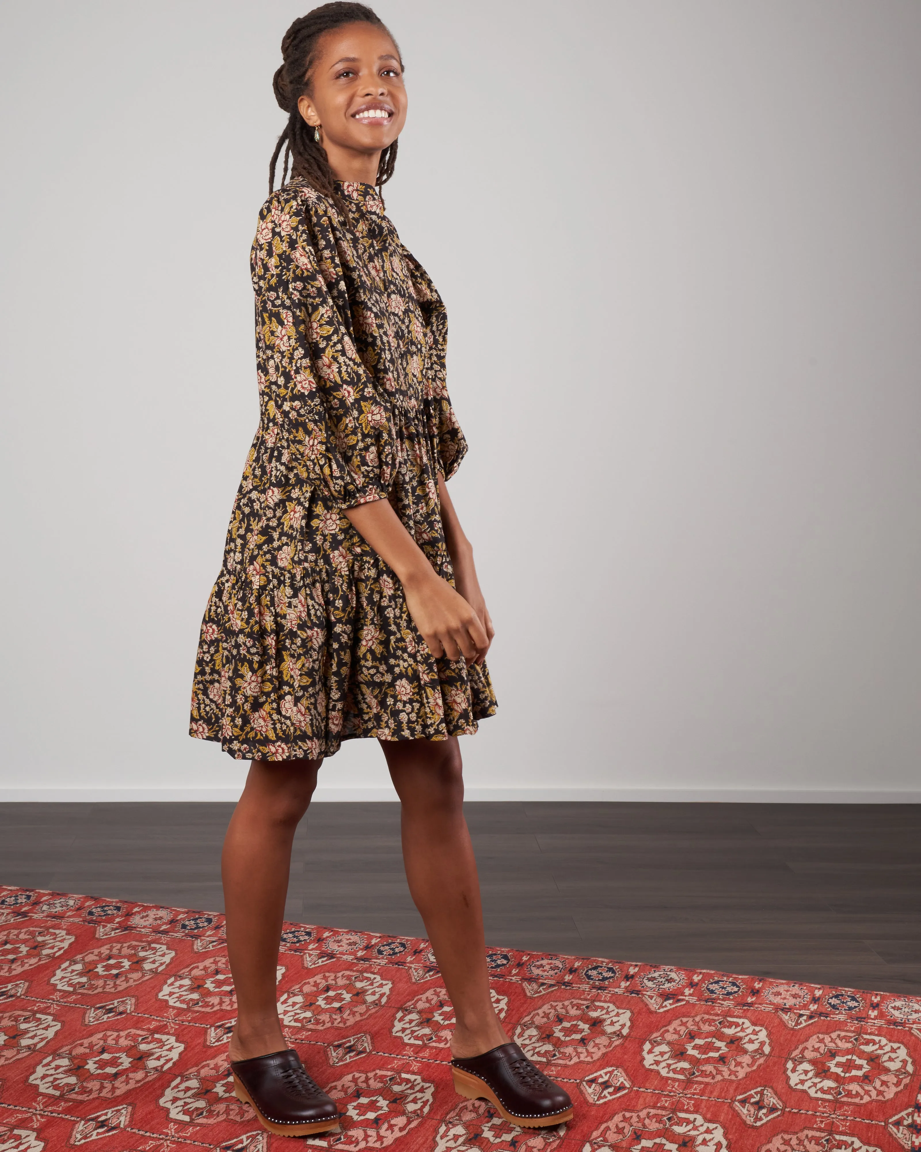 lola dress - rose floral
