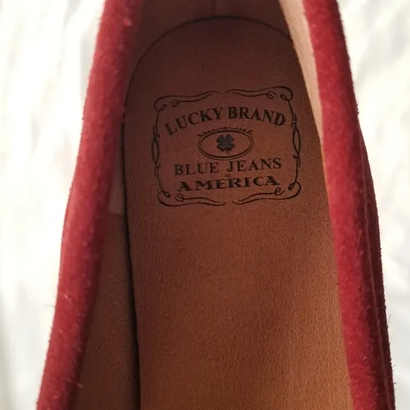 Lucky Brand suede loafers