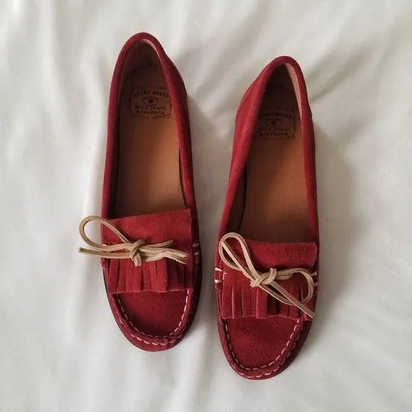 Lucky Brand suede loafers