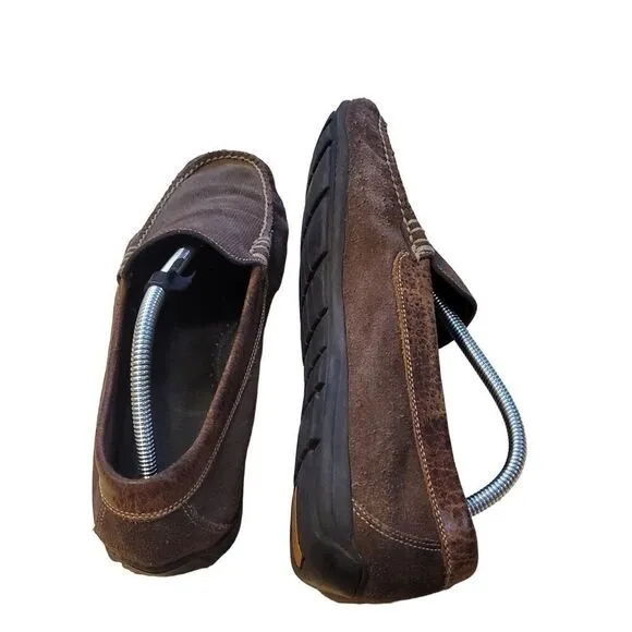 Martin Dingman Suede‎ Leather Loafers Men Sz 10 M Brown Countryaire Designer