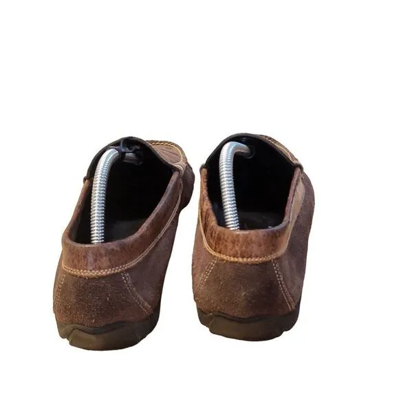 Martin Dingman Suede‎ Leather Loafers Men Sz 10 M Brown Countryaire Designer