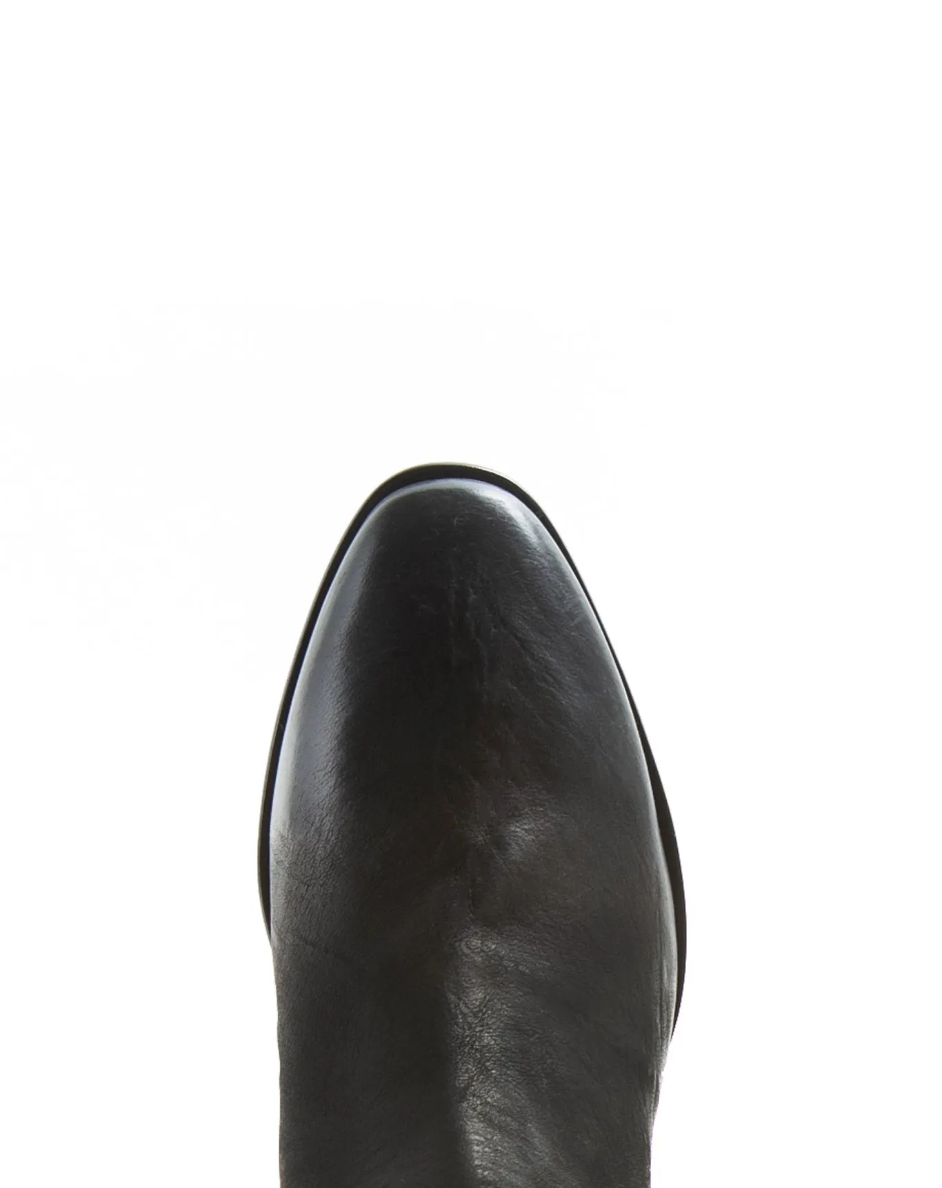 MATT Black Leather Boots