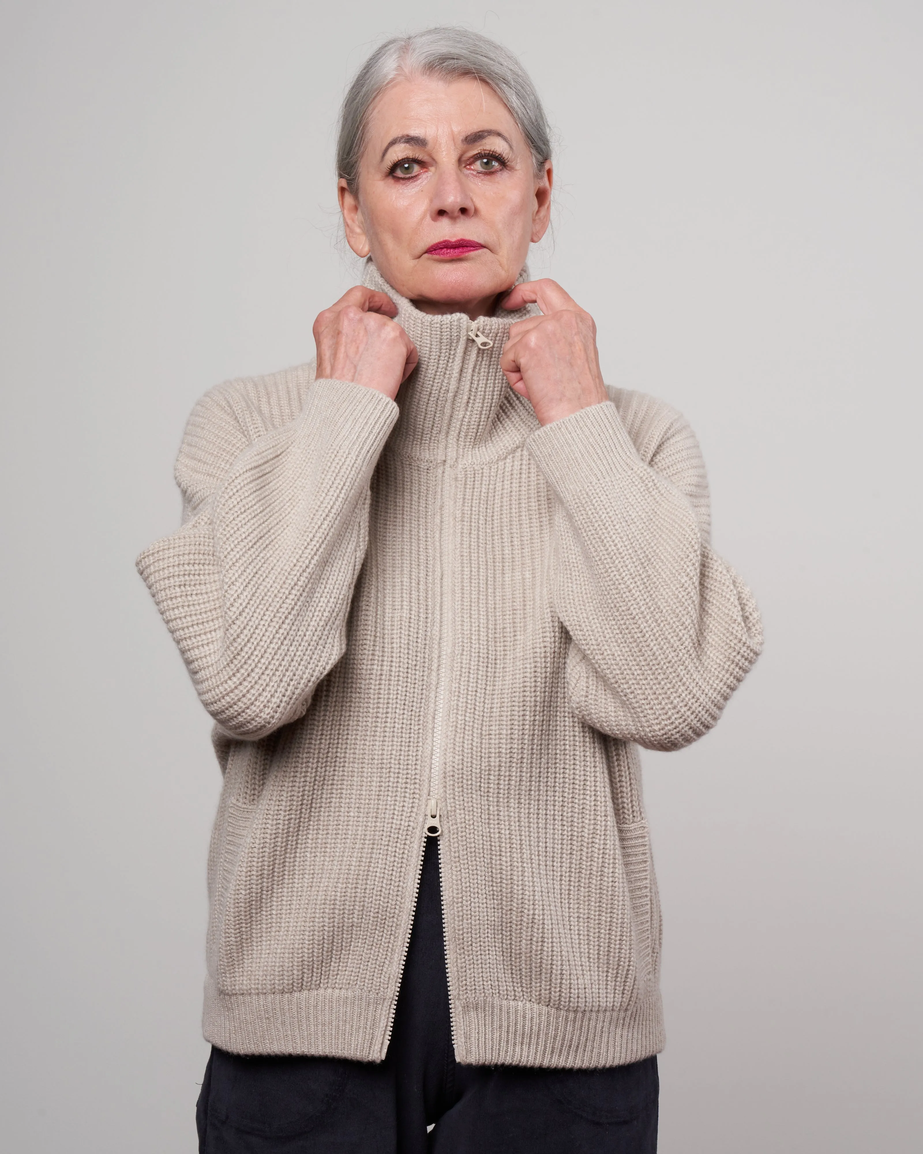 mella cardigan - sand