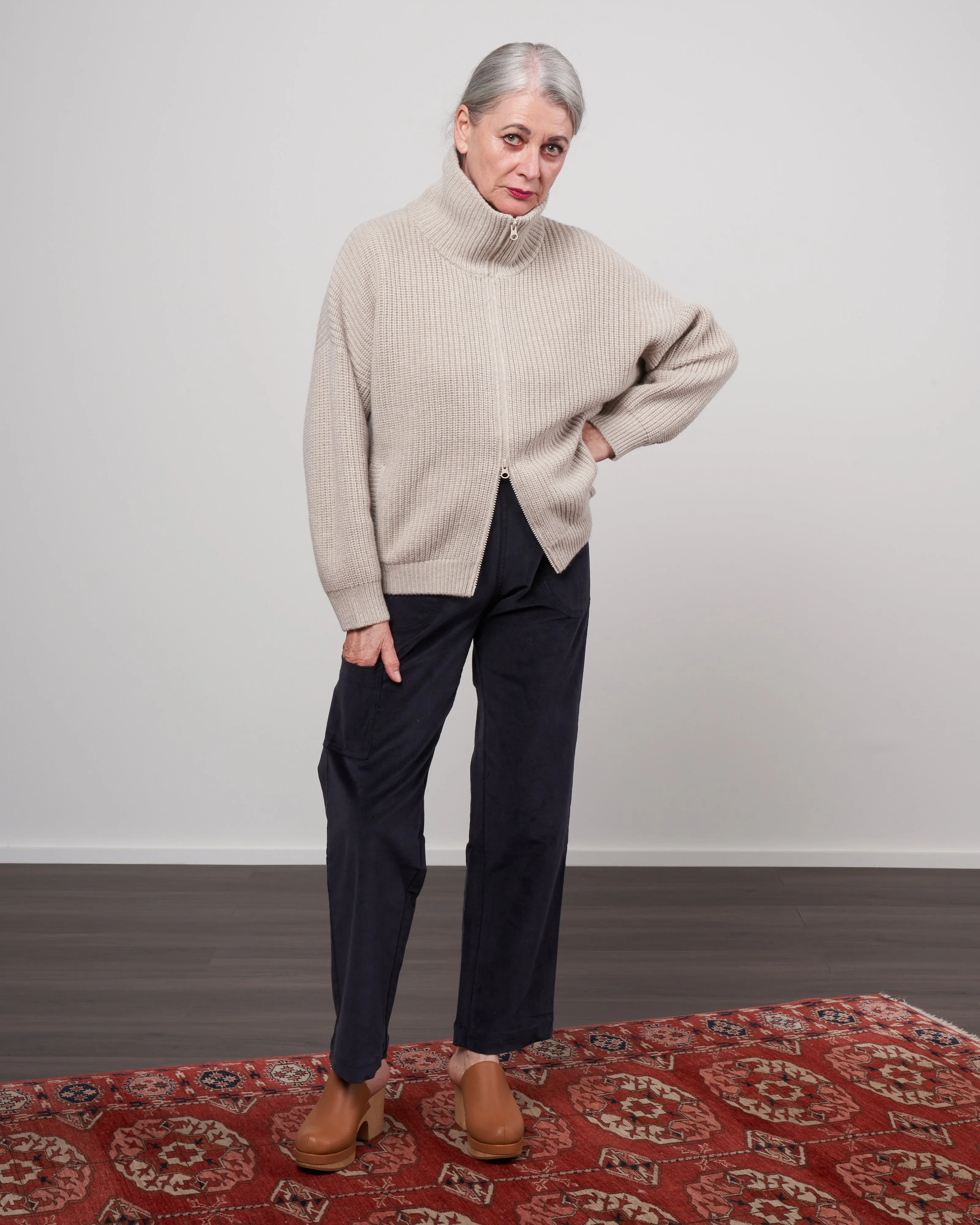 mella cardigan - sand