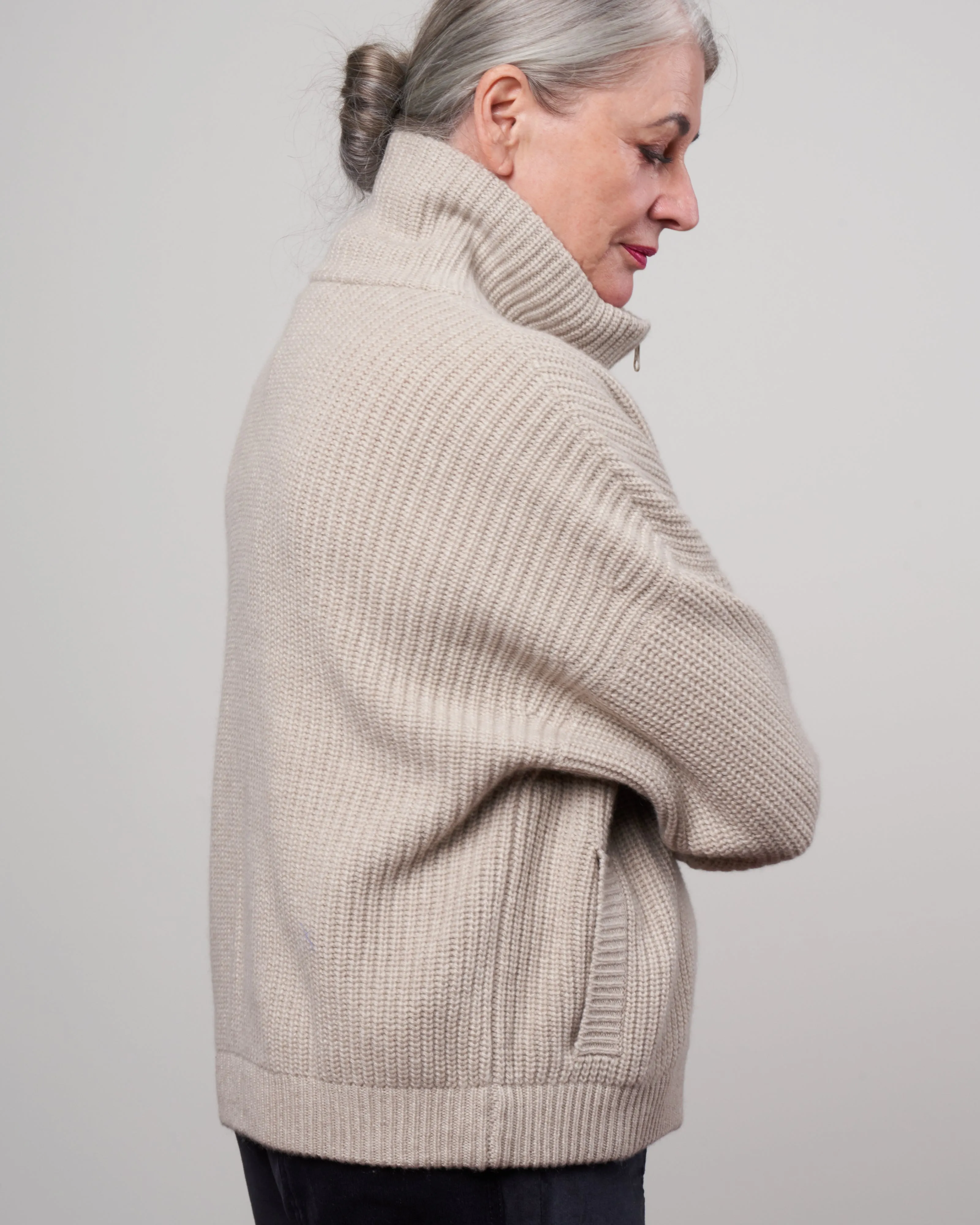 mella cardigan - sand