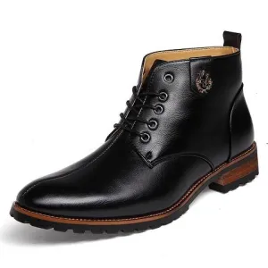 Men's 2 Tone Ankle Dress Boot