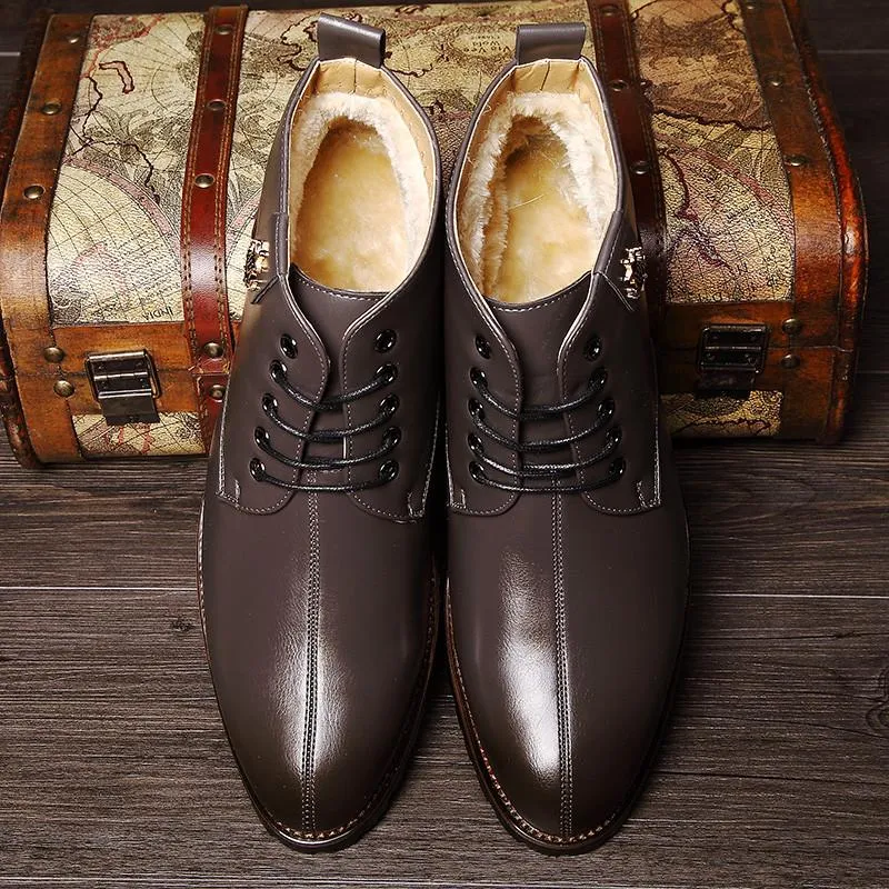 Men's 2 Tone Ankle Dress Boot