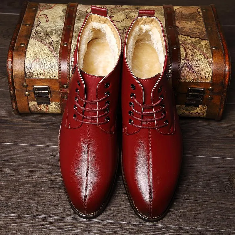 Men's 2 Tone Ankle Dress Boot