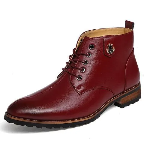Men's 2 Tone Ankle Dress Boot