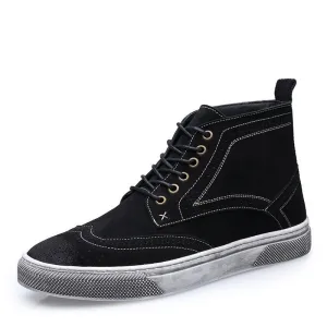 Men's Lace Up Ankle Oxford Boots