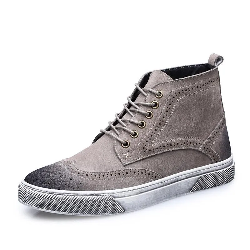 Men's Lace Up Ankle Oxford Boots