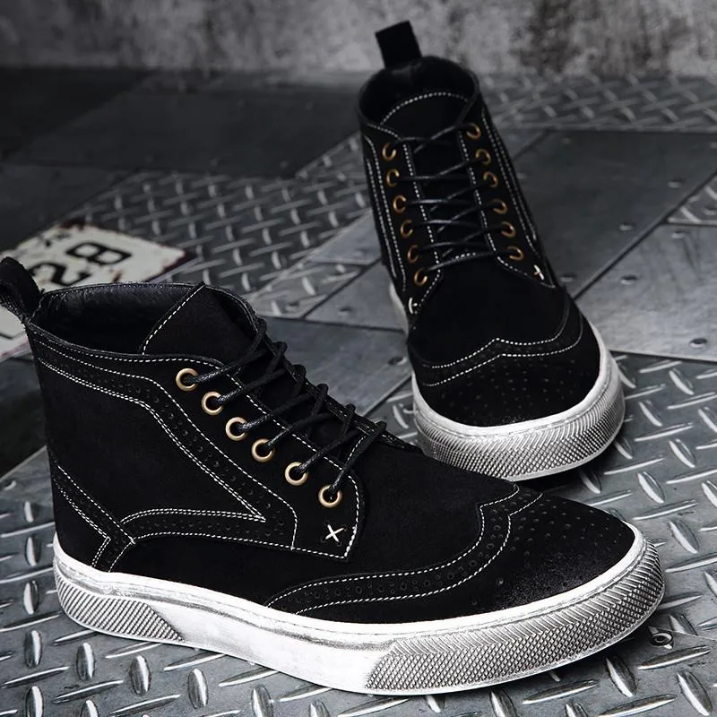 Men's Lace Up Ankle Oxford Boots