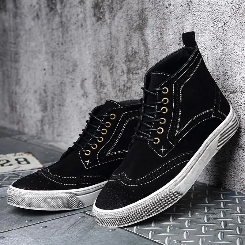 Men's Lace Up Ankle Oxford Boots