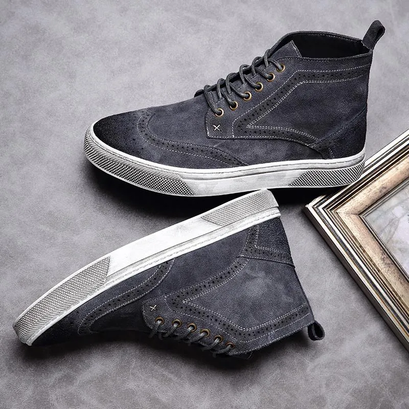 Men's Lace Up Ankle Oxford Boots