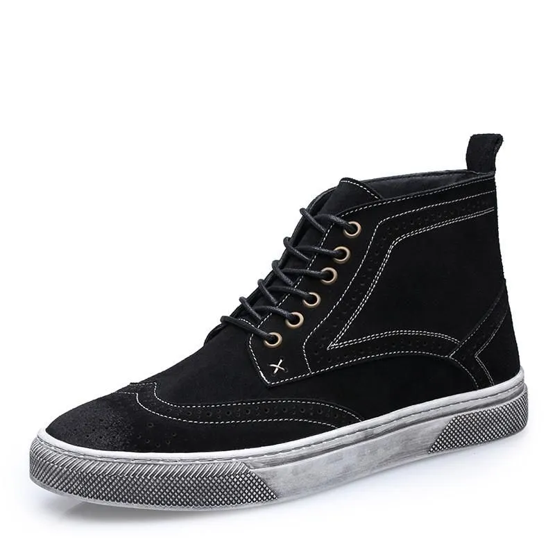 Men's Lace Up Ankle Oxford Boots