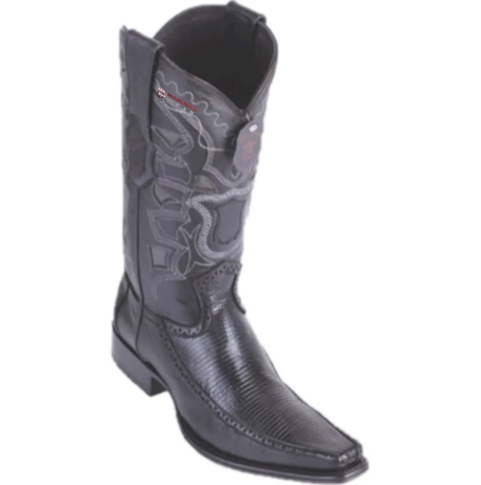 Men’s Los Altos Ring Lizard & Deer Boots European Square Toe