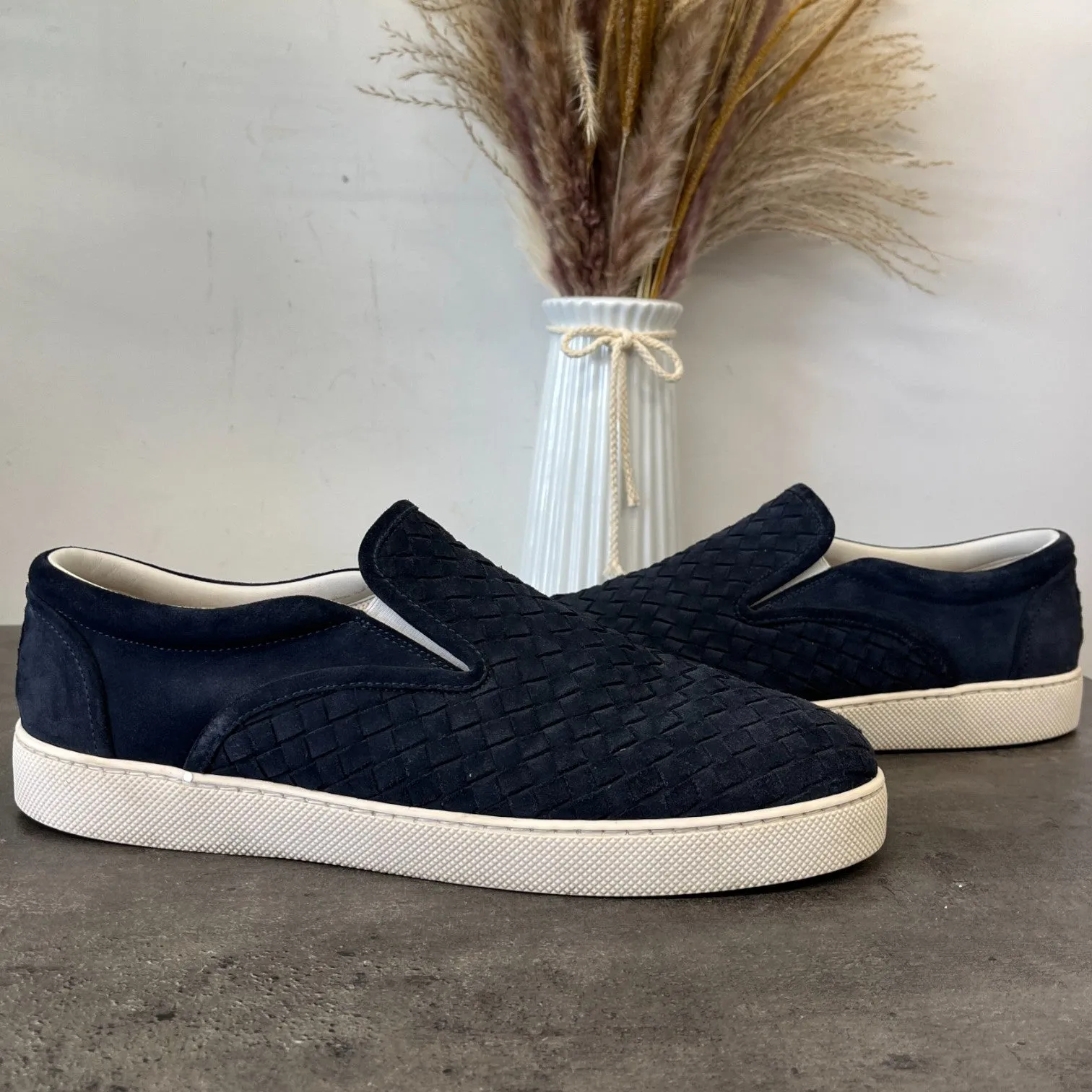 Men's Slip-On Dodger Loafers Navy Size EU 44 / UK 10